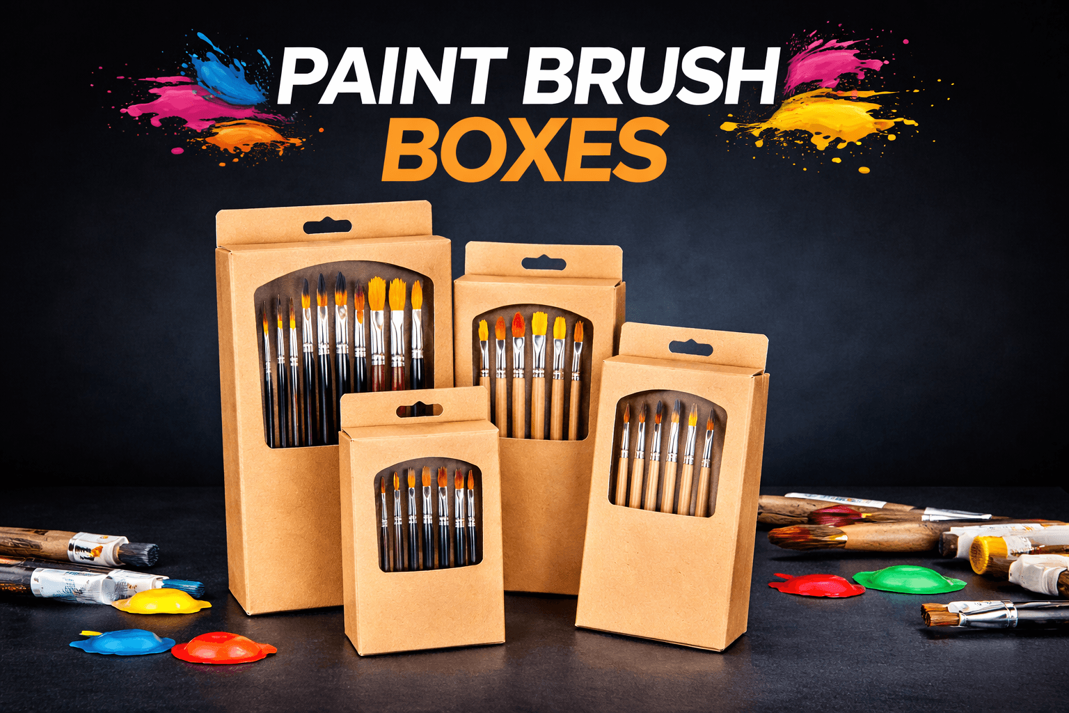 Paint Brush Boxes